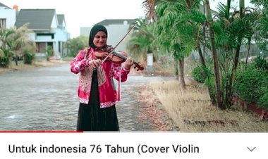 Nasyitah Kembali Unjuk Kreatifitasnya Memainkan Biola dengan Mencover Lagu