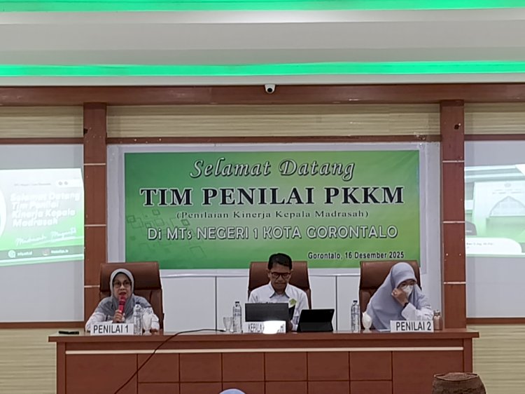 MTsN 1 Kota Gorontalo Laksanakan Penilaian Kinerja Kepala Madrasah Tahun 2025