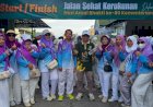 Civitas Akademika MTsN 1 Kota Gorontalo Ikuti Jalan Sehat Kerukunan HAB ke-80 Kemenag RI