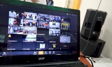 Merabaknya Covid-19, Sejumlah CPNS MTsN 1 Kota Dilantik Secara Online