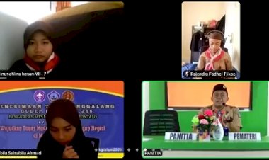 Gudep MTsN 1 Kota Peringati Hari Pramuka Secara Virtual