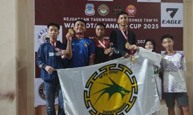 Tim Taekwondo MTsN 1 Kota Bawa Pulang medali