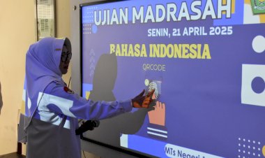 Pembukaan Ujian Madrasah, Kepala Kantor Kemenag Kota Gorontalo Resmikan Ujian dengan Semangat Baru