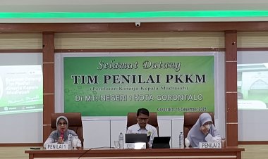 MTsN 1 Kota Gorontalo Laksanakan Penilaian Kinerja Kepala Madrasah Tahun 2025