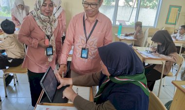 MTsN 1 Kota Gorontalo Gelar Tes CBT Jalur Reguler, Diikuti 598 Peserta