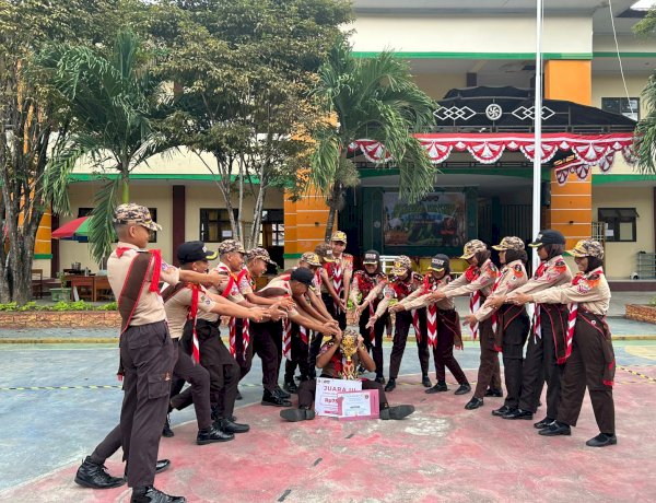 Pramuka MTsN 1 Kota Gorontalo Raih Juara 3 pada LKBB Tingkat Provinsi