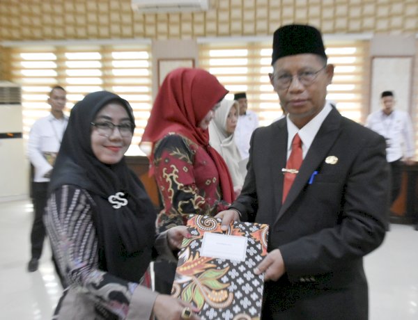 Pelantikan dan Pengambilan Sumpah Jabatan Manajerial di Kanwil Kemenag Gorontalo