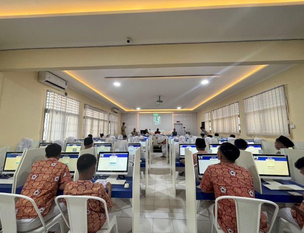 MTsN 1 Kota Gorontalo Laksanakan Tes Kompetensi Akademik (TKA)