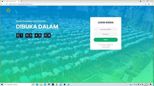 Kelulusan Siswa Kelas IX MTsN 1 Kota Diumumkan Hari ini