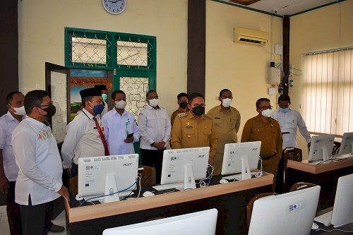 PTMT Pertama di MTsN 1 Kota Dikunjungi Walikota Gorontalo