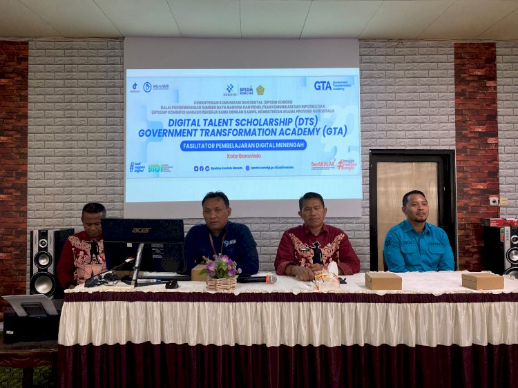 Kepala MTsN 1 Kota Gorontalo Tutup Kegiatan Digital Talent Scholarship (DTS)