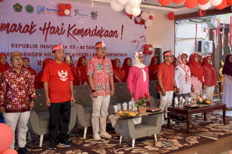 Semarak HUT RI ke-81 Dirangkaikan dengan Milad ke-48 MTsN 1 Kota Gorontalo